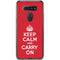 Keep Calm and Carry On LG K51/Q51 Clear Case