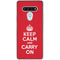 Keep Calm and Carry On LG Stylo 6 Clear Case