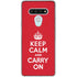Keep Calm and Carry On LG Stylo 6 Clear Case