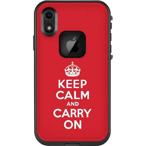 Keep Calm and Carry On LifeProof Fre iPhone Skin