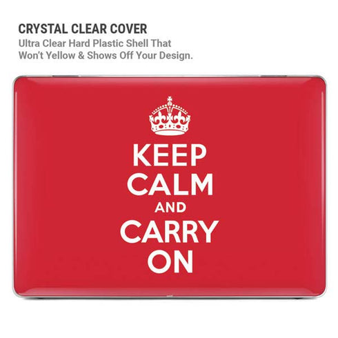 Keep Calm and Carry On MacBook Pro 13in (2020) Case plus Skin