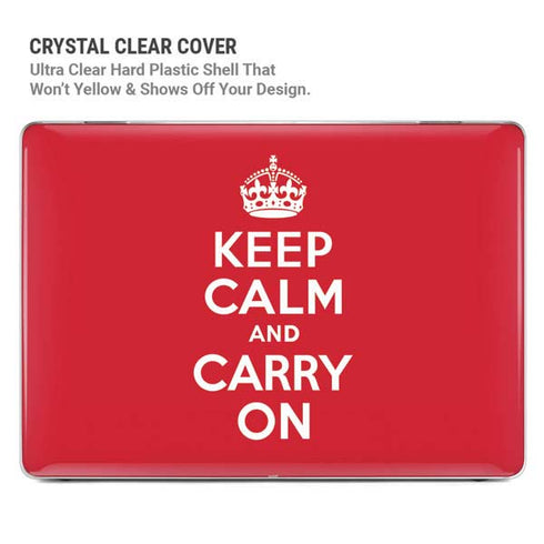 Keep Calm and Carry On MacBook Pro 16in (2019-20) Case plus Skin