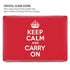 Keep Calm and Carry On MacBook Pro 16in (2021-25) Case plus Skin