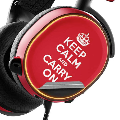Keep Calm and Carry On SteelSeries Arctis 3 Skin