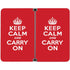 Keep Calm and Carry On Surface Duo Skin