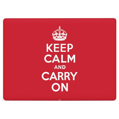 Keep Calm and Carry On Surface Laptop 3 13.5in Skin