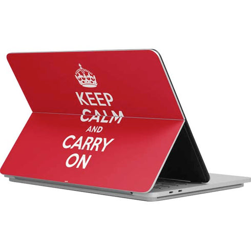 Keep Calm and Carry On Surface Laptop Studio Skin