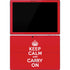 Keep Calm and Carry On Surface Pro 7 Skin