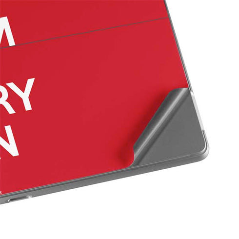 Keep Calm and Carry On Surface Pro 8 Skin