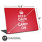 Keep Calm and Carry On Universal Laptop 17in (13.8 x 10in) Skin