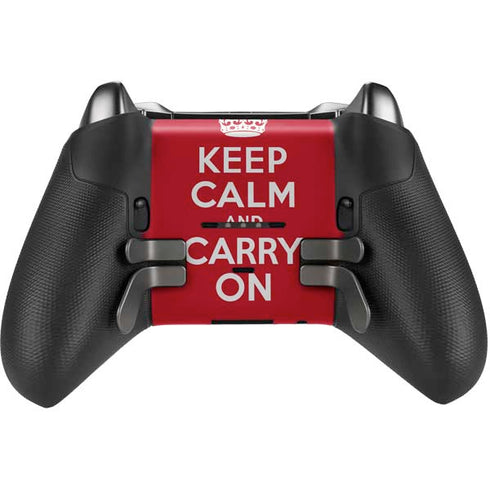 Keep Calm and Carry On Xbox Elite Wireless Controller Series 2 Skin