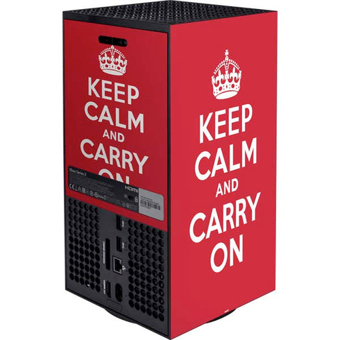 Keep Calm and Carry On Xbox Series X Bundle Skin