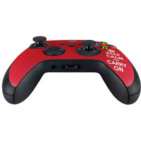 Keep Calm and Carry On Xbox Series X Controller Skin