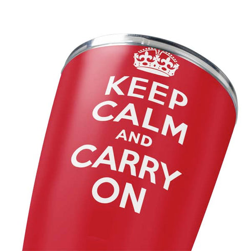 Keep Calm and Carry On Yeti 20oz Tumbler Skin