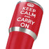 Keep Calm and Carry On Yeti 30oz Rambler Tumbler Skin