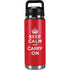 Keep Calm and Carry On YETI Rambler 26oz Bottle Skin