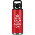 Keep Calm and Carry On YETI Rambler 36oz Bottle Skin