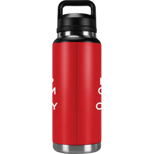 Keep Calm and Carry On YETI Rambler 36oz Bottle Skin