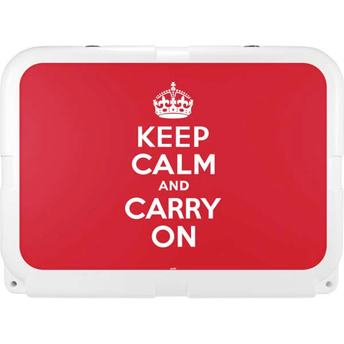 Keep Calm and Carry On YETI Tundra 35 Hard Cooler Skin