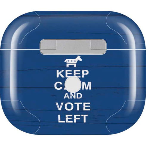 Keep Calm And Vote Left Apple AirPods (3rd Gen 2021) Skin