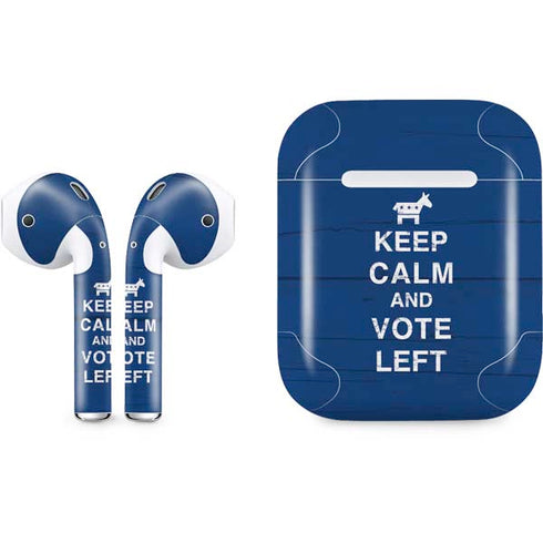 Keep Calm And Vote Left Apple AirPods Skin