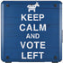 Keep Calm And Vote Left Cooler Master MasterBox Q300L Mini Tower Skin