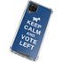 Keep Calm And Vote Left Galaxy A12 Clear Case