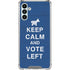 Keep Calm And Vote Left Galaxy A13 5G Clear Case
