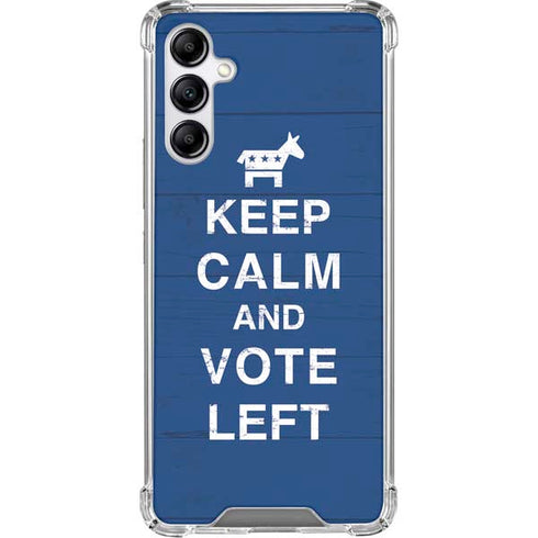 Keep Calm And Vote Left Galaxy A15 5G Clear Case