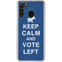 Keep Calm And Vote Left Galaxy A21 Clear Case