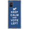 Keep Calm And Vote Left Galaxy A51 5G Clear Case