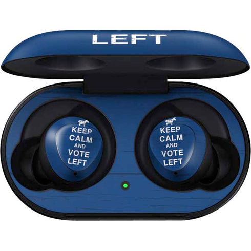 Keep Calm And Vote Left Galaxy Buds Skin