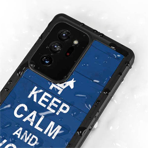 Keep Calm And Vote Left Galaxy Note20 Ultra 5G Waterproof Case