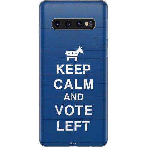 Keep Calm And Vote Left Galaxy S10 Skin