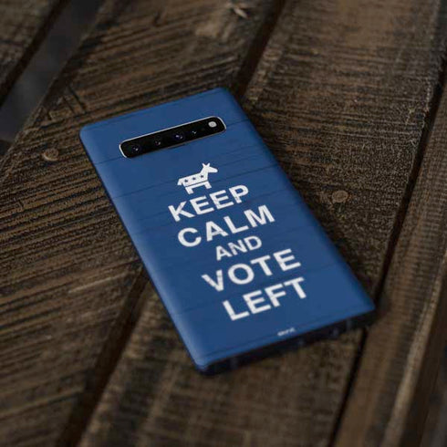 Keep Calm And Vote Left Galaxy S10 Skin