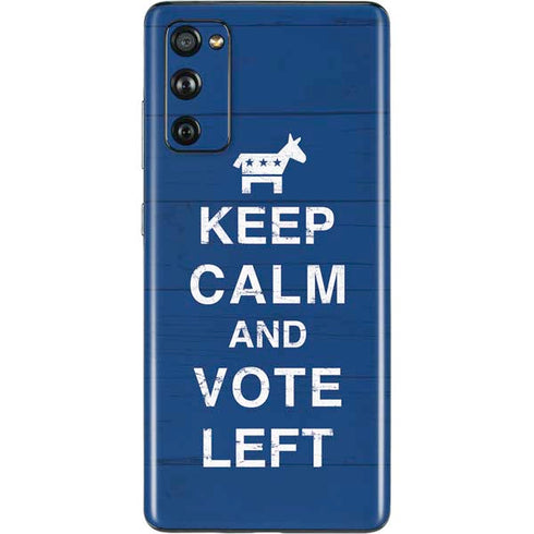 Keep Calm And Vote Left Galaxy S20 Fan Edition Skin