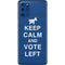 Keep Calm And Vote Left Galaxy S20 Plus Skin