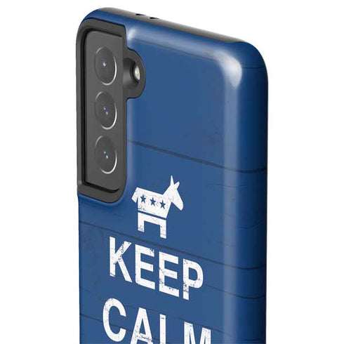 Keep Calm And Vote Left Galaxy S21 5G Pro Case