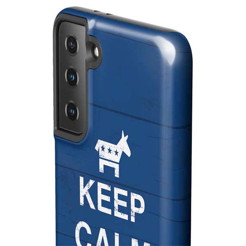 Keep Calm And Vote Left Galaxy S21 FE Pro Case