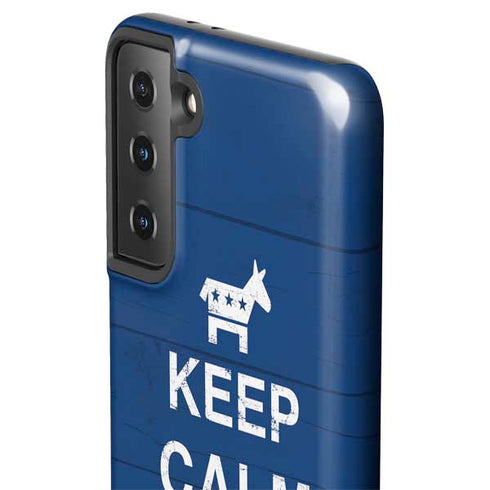 Keep Calm And Vote Left Galaxy S21 Plus 5G Pro Case