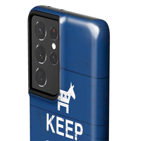 Keep Calm And Vote Left Galaxy S21 Ultra 5G Pro Case