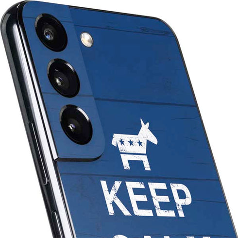 Keep Calm And Vote Left Galaxy S22 Plus Skin