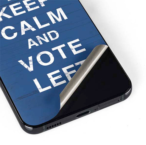 Keep Calm And Vote Left Galaxy S22 Plus Skin
