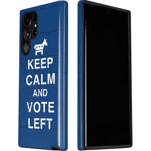Keep Calm And Vote Left Galaxy S22 Ultra Pro Case