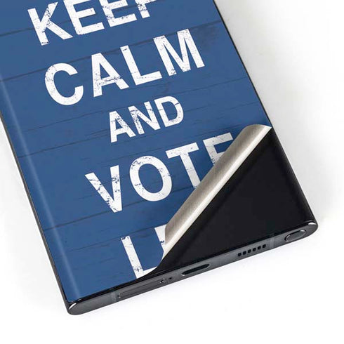Keep Calm And Vote Left Galaxy S23 Ultra Skin
