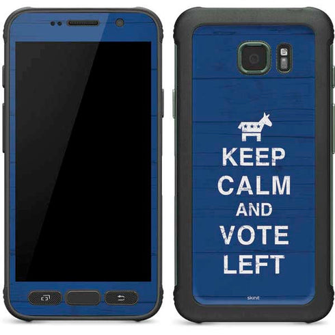 Keep Calm And Vote Left Galaxy S7 Active Skin