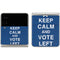 Keep Calm And Vote Left Galaxy Z Flip3 5G Skin