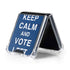 Keep Calm And Vote Left Galaxy Z Flip5 5G Clear Case