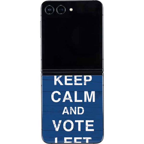 Keep Calm And Vote Left Galaxy Z Flip5 5G Skin