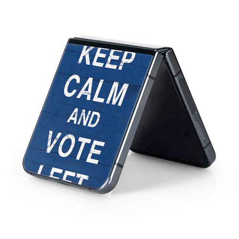 Keep Calm And Vote Left Galaxy Z Flip5 5G Skin